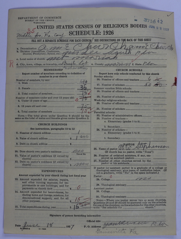 Scan of African Methodist Episcopal Church: 3710