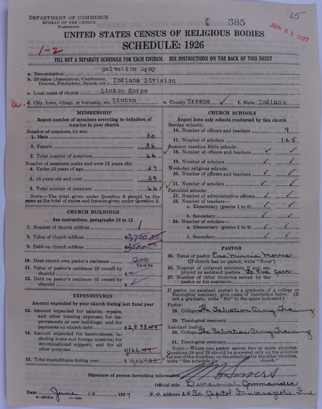 Scan of Salvation Army: 385