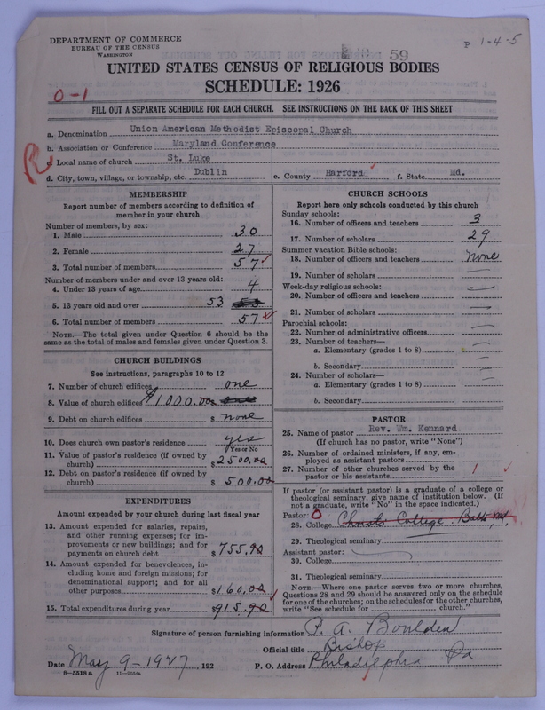 Scan of Union American Methodist Episcopal Church: 59