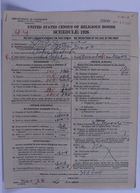 Scan of African Methodist Episcopal Zion Church: 2200