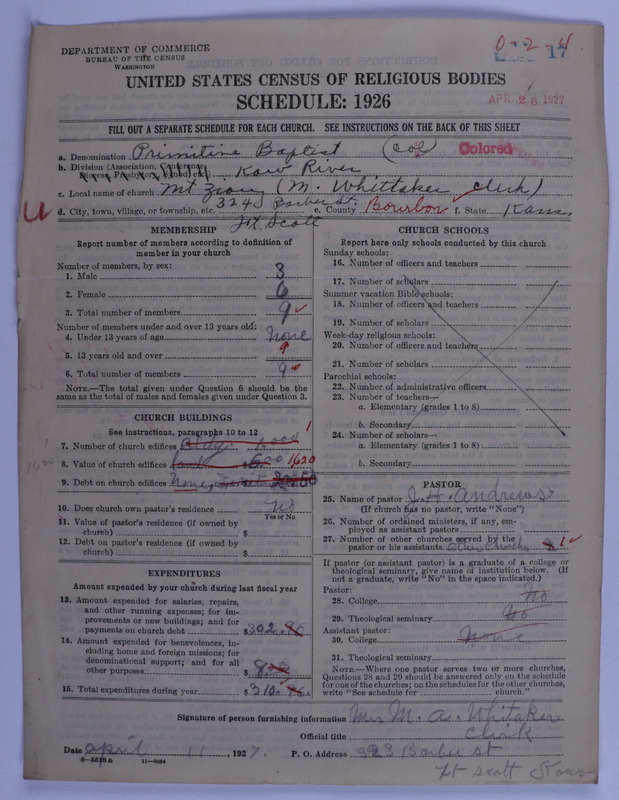 Scan of Colored Primitive Baptists: 17