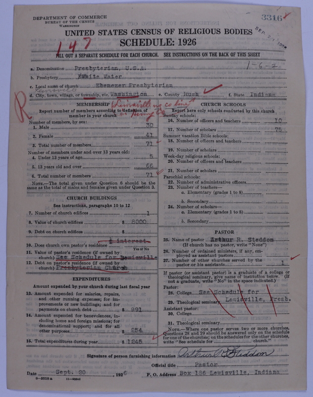 Scan of Presbyterian Church in the United States of America: 3316