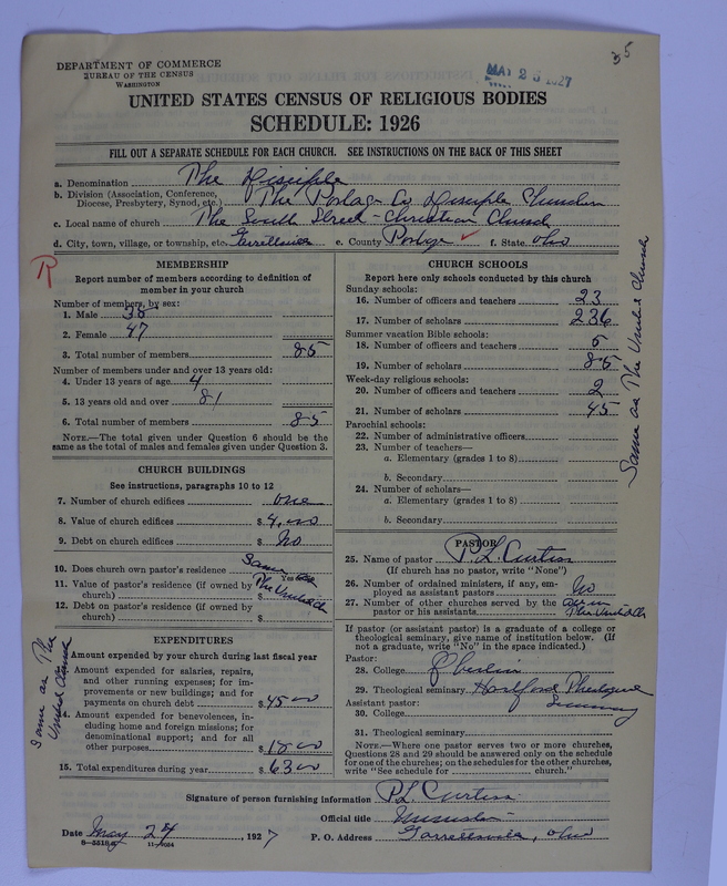 Scan of Federated Churches: 35