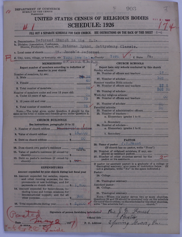 Scan of Reformed Church in the United States: 903