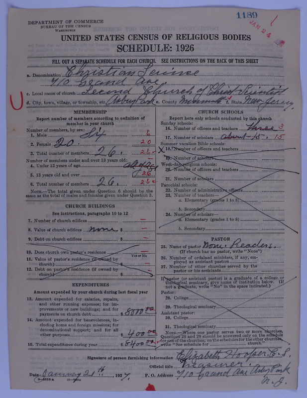 Scan of Church of Christ, Scientist: 1189