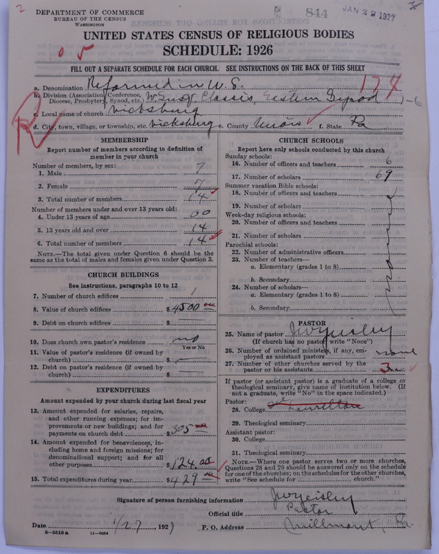 Scan of Reformed Church in the United States: 844