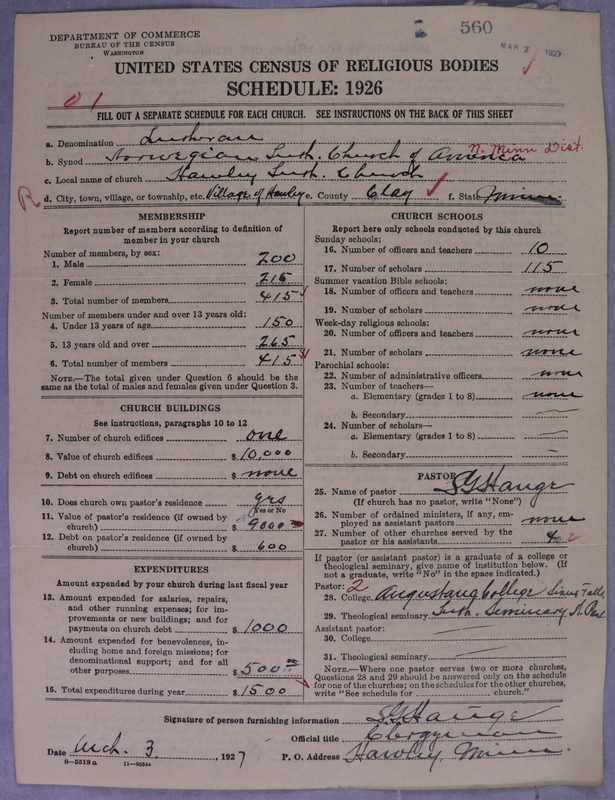 Scan of Norwegian Lutheran Church of America: 560