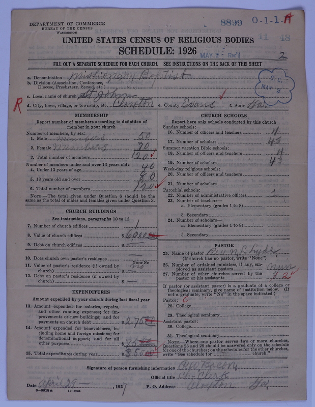 Scan of Negro Baptists: 8899