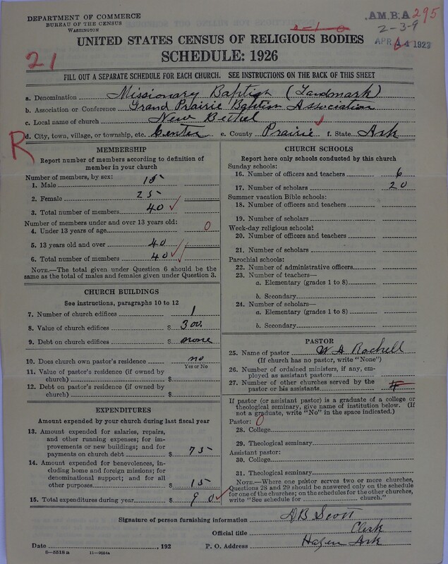 Scan of Landmark Baptist of America: 295