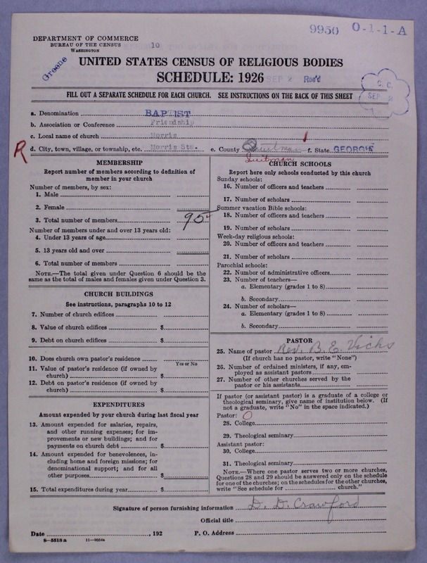 Scan of Negro Baptists: 9950