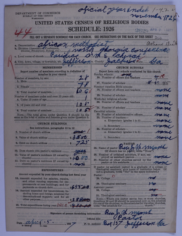 Scan of African Methodist Episcopal Church: 2629