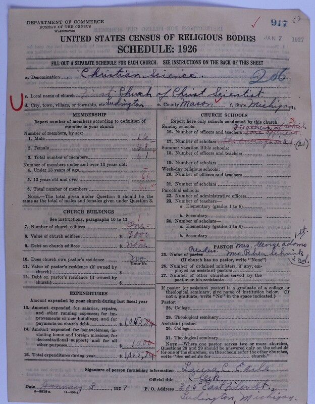 Scan of Church of Christ, Scientist: 917