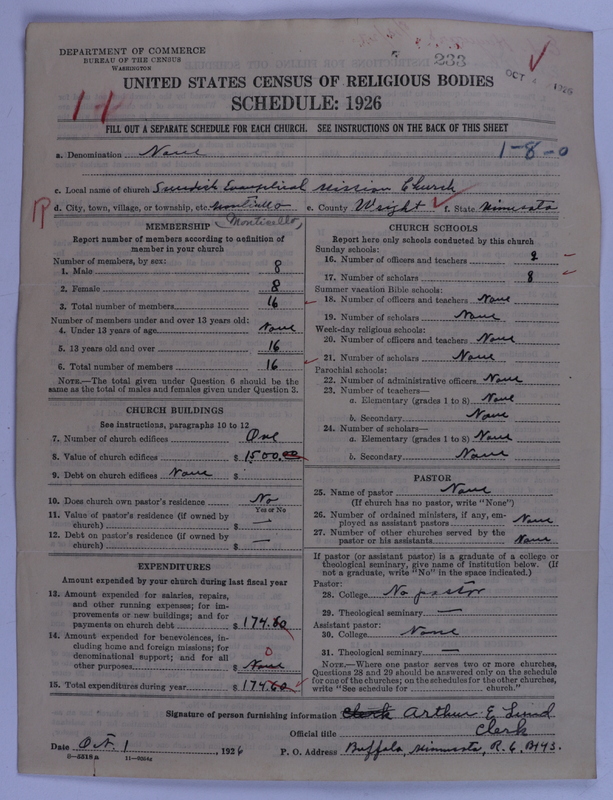Scan of Swedish Evangelical Mission Covenant of America: 233