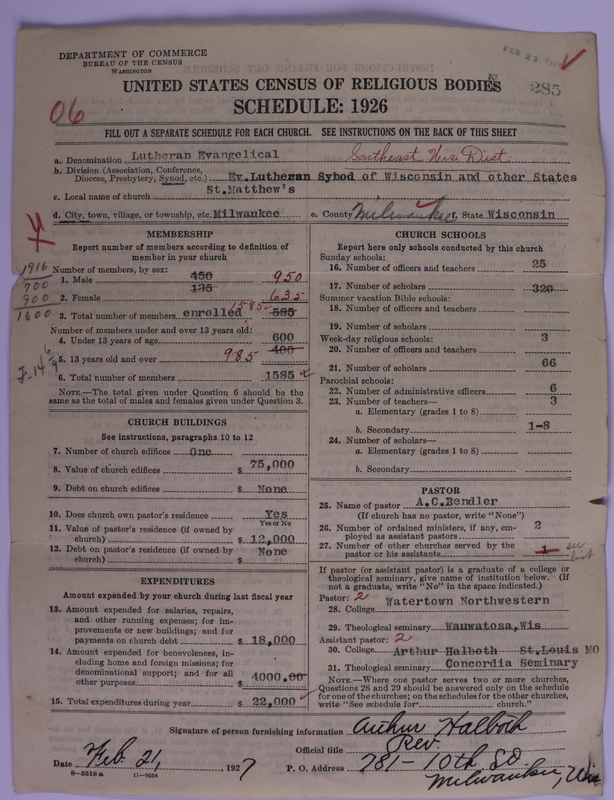 Scan of Evangelical Lutheran Synodical Conference of America: Evangelical Lutheran Joint Synod of Wisconsin and Other States: 285