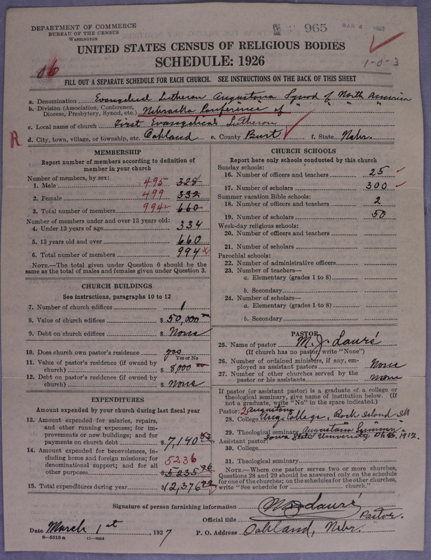 Scan of Evangelical Lutheran Augustana Synod of North America: 965