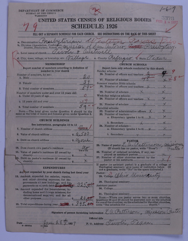 Scan of Presbyterian Church in the United States: 3373