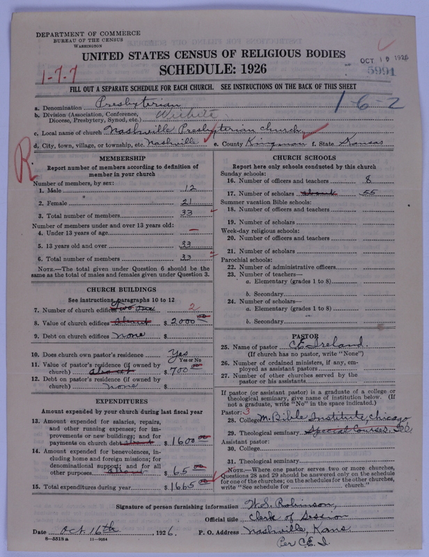 Scan of Presbyterian Church in the United States of America: 5991