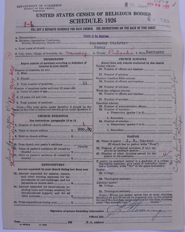 Scan of Church of the Nazarene: 745
