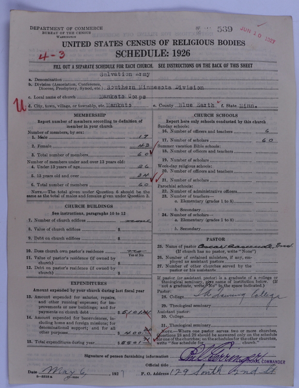 Scan of Salvation Army: 539