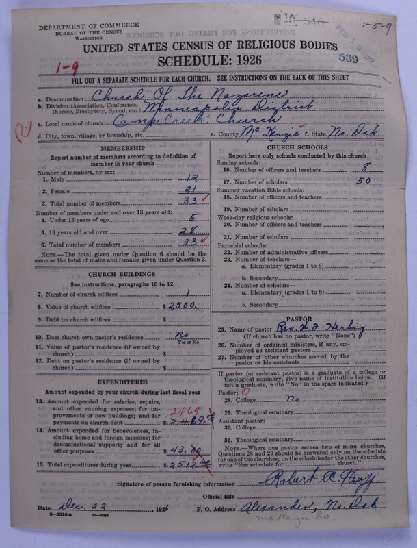 Scan of Church of the Nazarene: 539