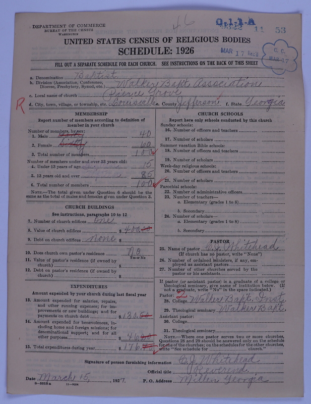 Scan of Negro Baptists: 9322