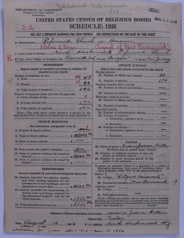 Scan of Reformed Church in America: 314