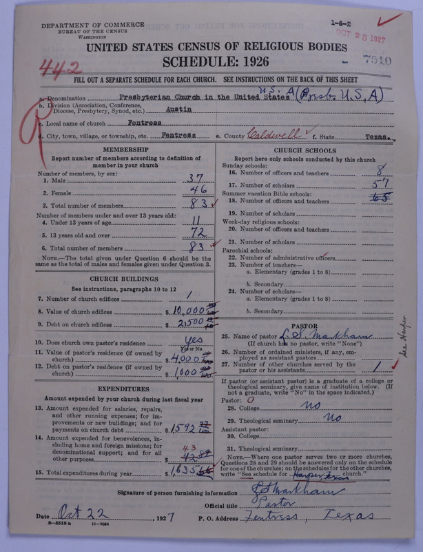 Scan of Presbyterian Church in the United States: 7510