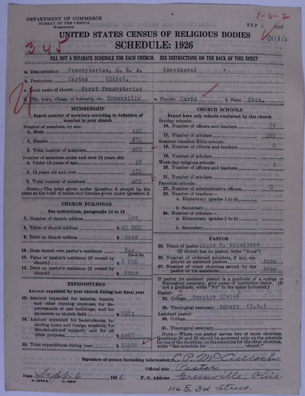 Scan of Presbyterian Church in the United States of America: 2615