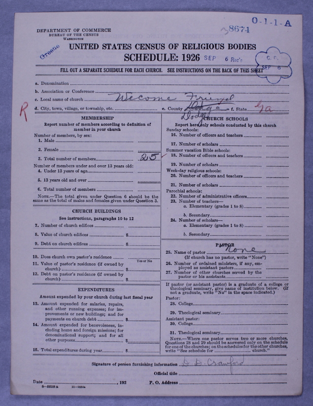 Scan of Negro Baptists: 8674