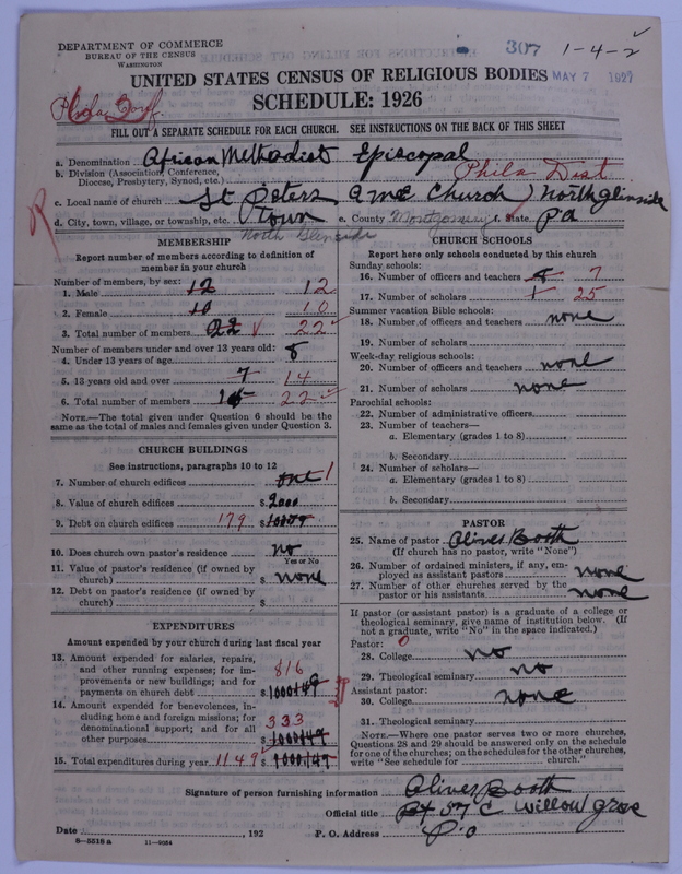 Scan of African Methodist Episcopal Church: 307