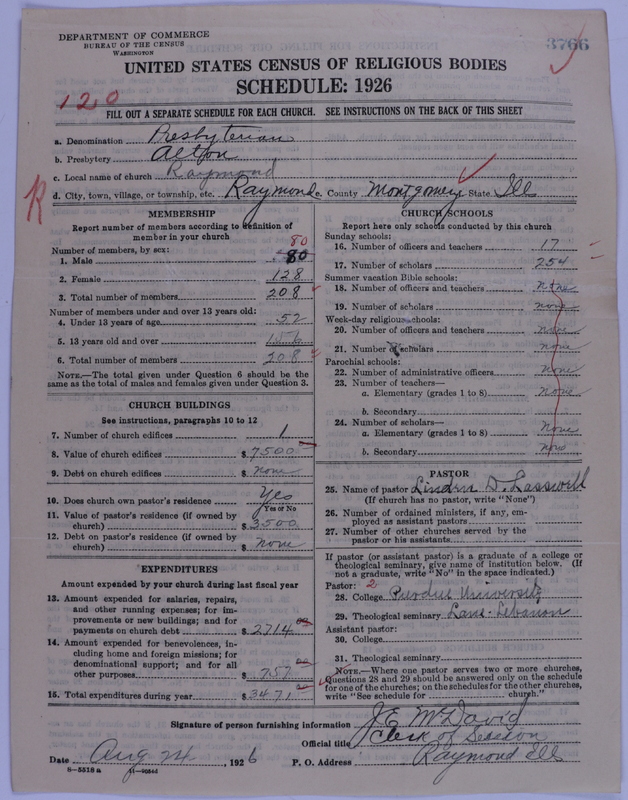 Scan of Presbyterian Church in the United States of America: 3766