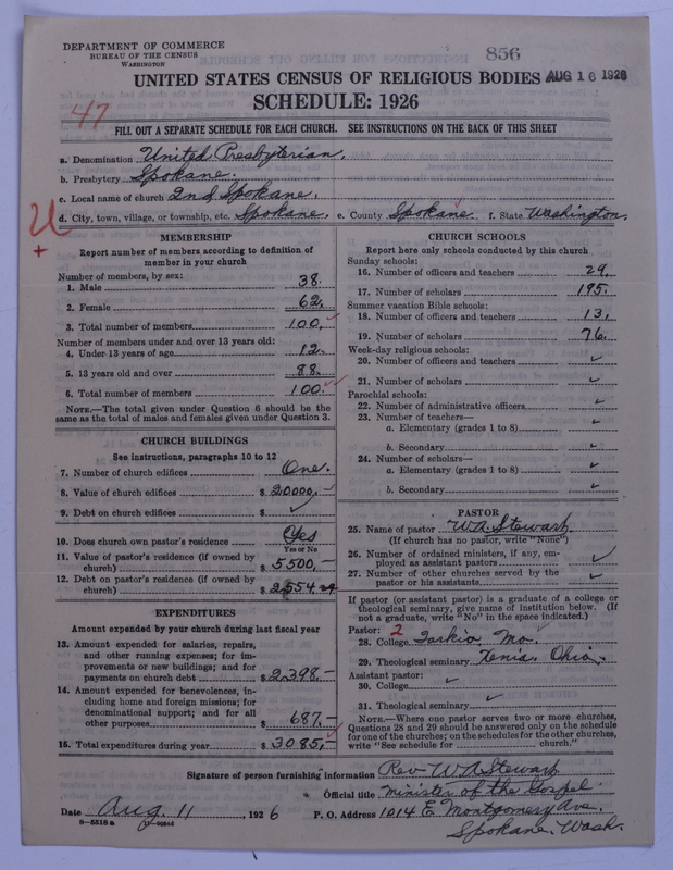 Scan of United Presbyterian Church of North America: 856