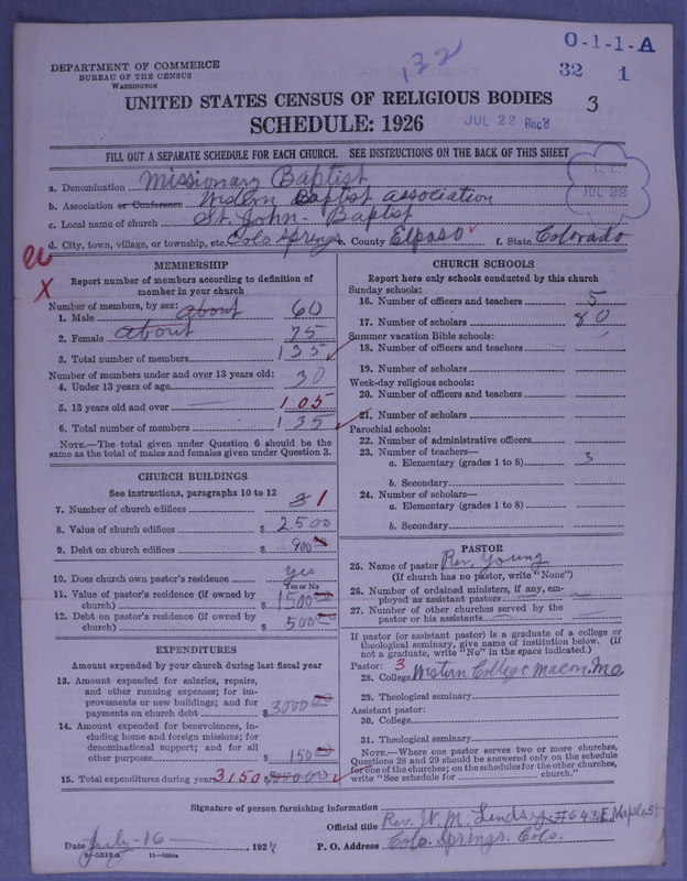 Scan of Negro Baptists: 132