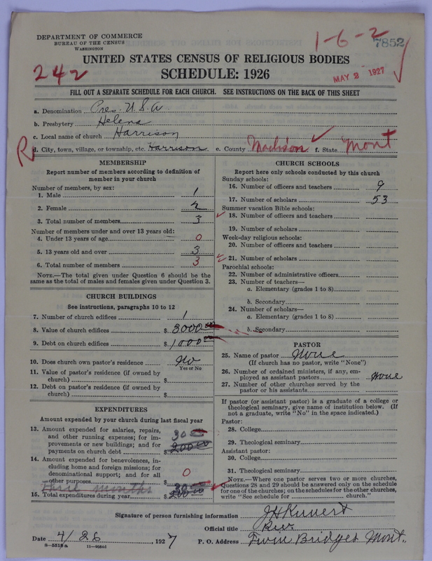 Scan of Presbyterian Church in the United States of America: 7852