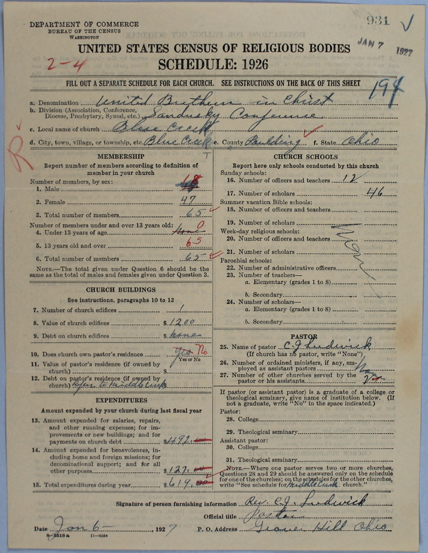 Scan of Church of the United Brethren in Christ: 931