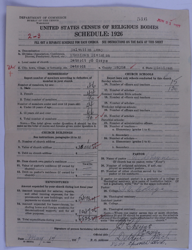 Scan of Salvation Army: 516
