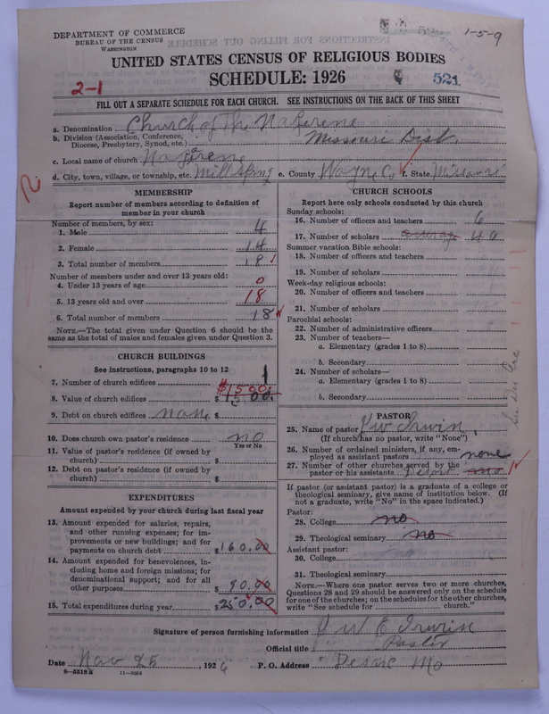 Scan of Church of the Nazarene: 521