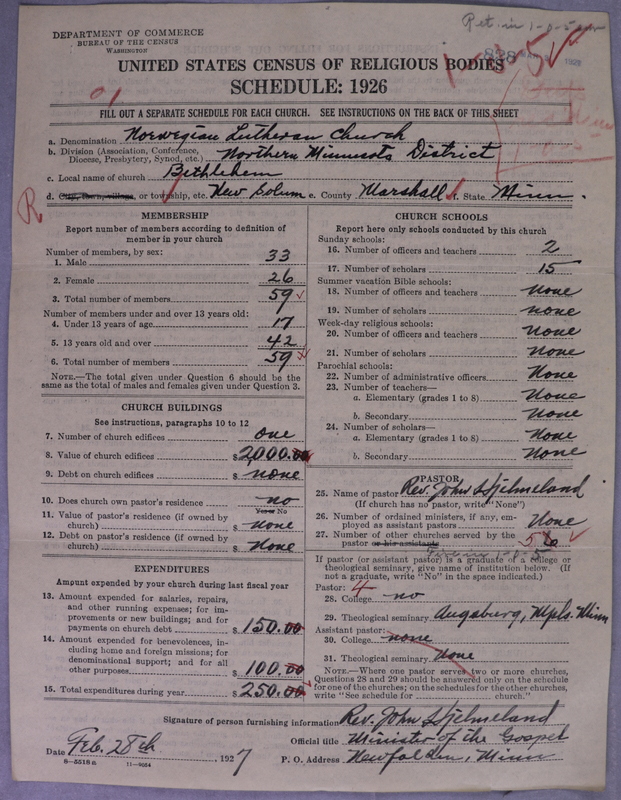 Scan of Norwegian Lutheran Church of America: 828