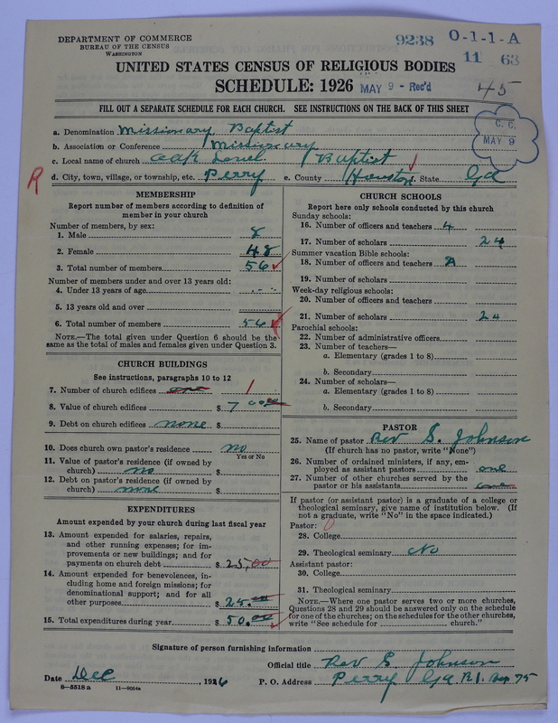 Scan of Negro Baptists: 9238