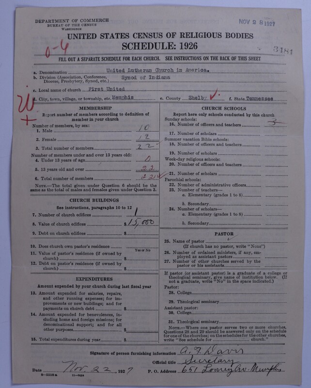 Scan of United Lutheran Church in America: 3481