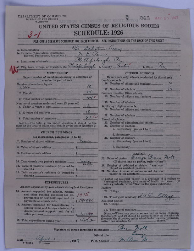 Scan of Salvation Army: 243