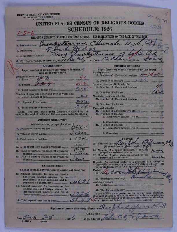 Scan of Presbyterian Church in the United States of America: 4724