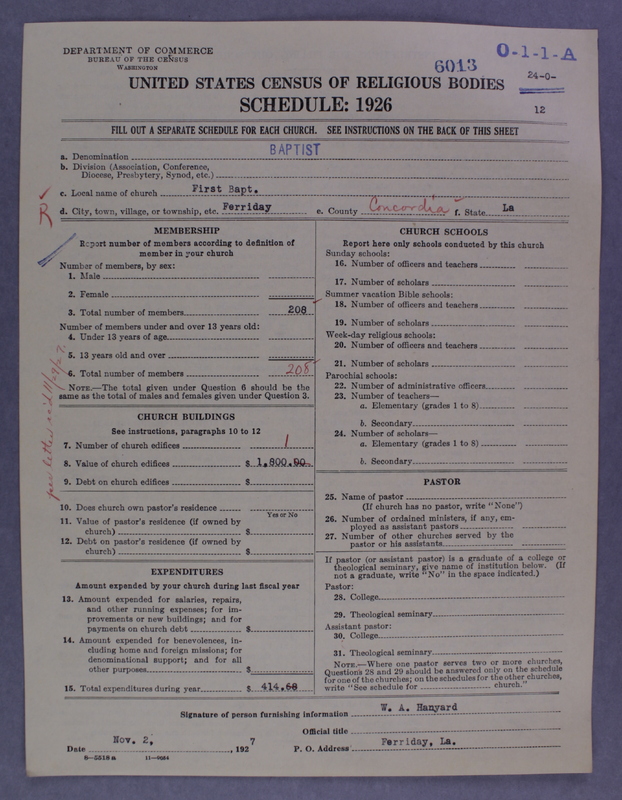 Scan of Negro Baptists: 6013