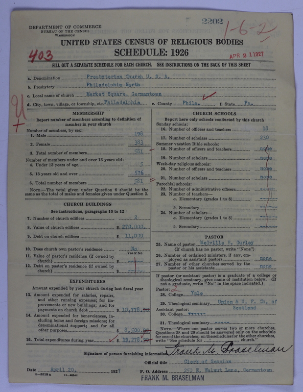 Scan of Presbyterian Church in the United States of America: 2202