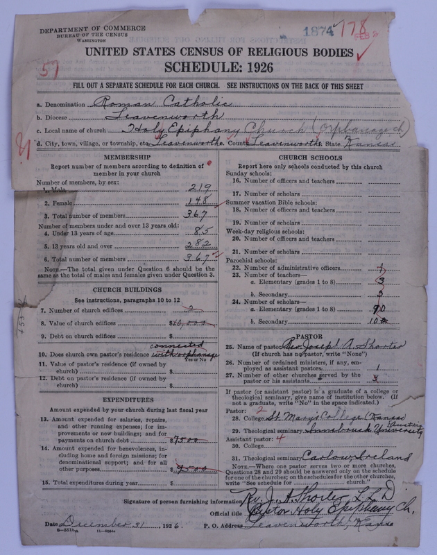 Scan of Roman Catholic Church: 1874