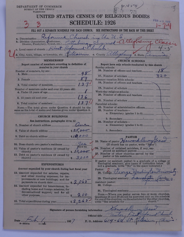 Scan of Reformed Church in the United States: 73