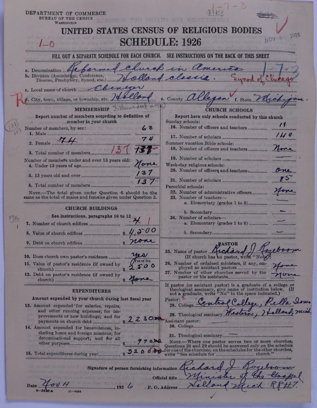 Scan of Reformed Church in America: 492