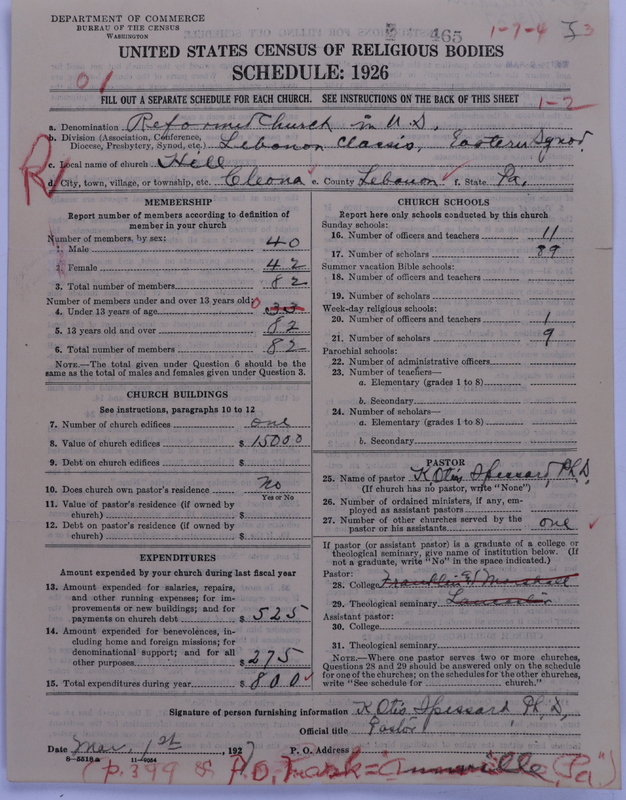 Scan of Reformed Church in the United States: 465