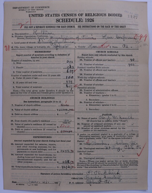 Scan of United Lutheran Church in America: 1127
