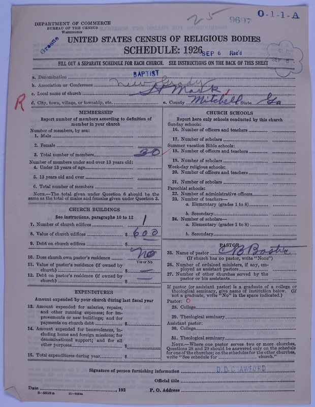 Scan of Negro Baptists: 9697